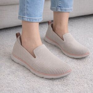 Ryka Arch Support Women's Slip-On Shoes in Beige size 9